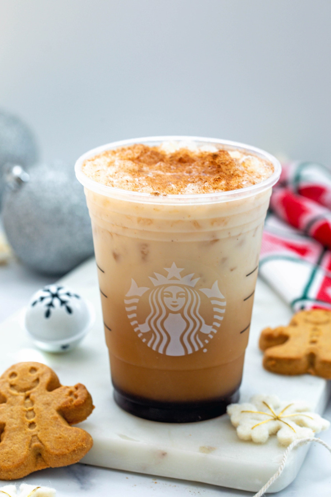 Iced Gingerbread Oatmilk Chai Latte Starbucks Copycat  We are